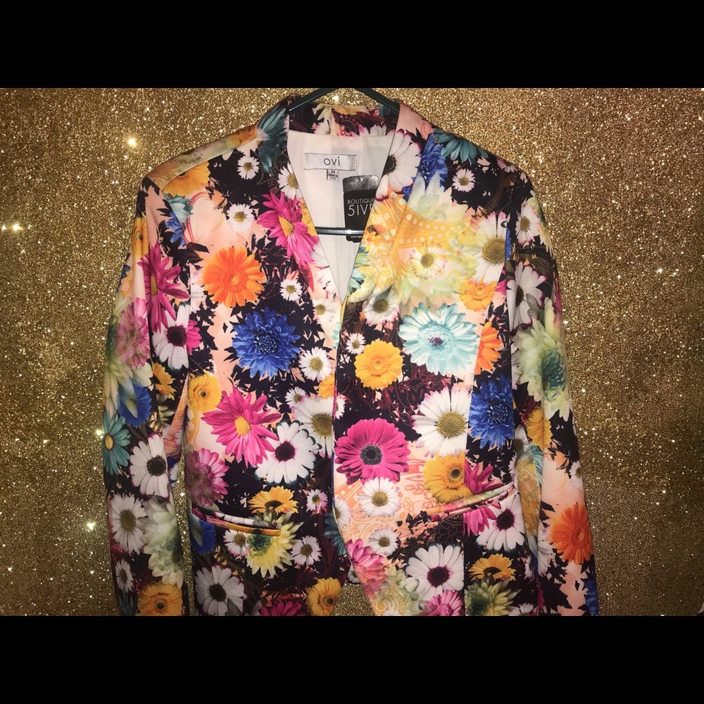 Floral Blazer